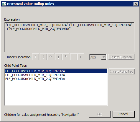 Historical Value Rollup Rules